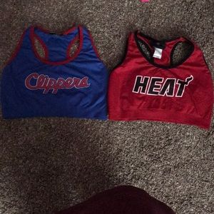 NBA sports bras or crop tops... you choose